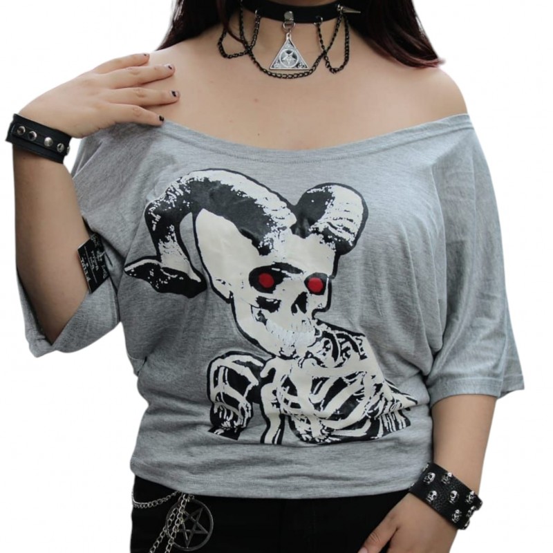 Blusa de Seguros Craneo Cuernudo