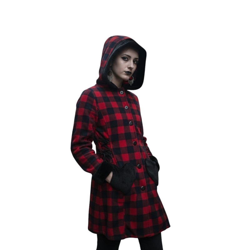 Gabardina Abby Corazon Escoces